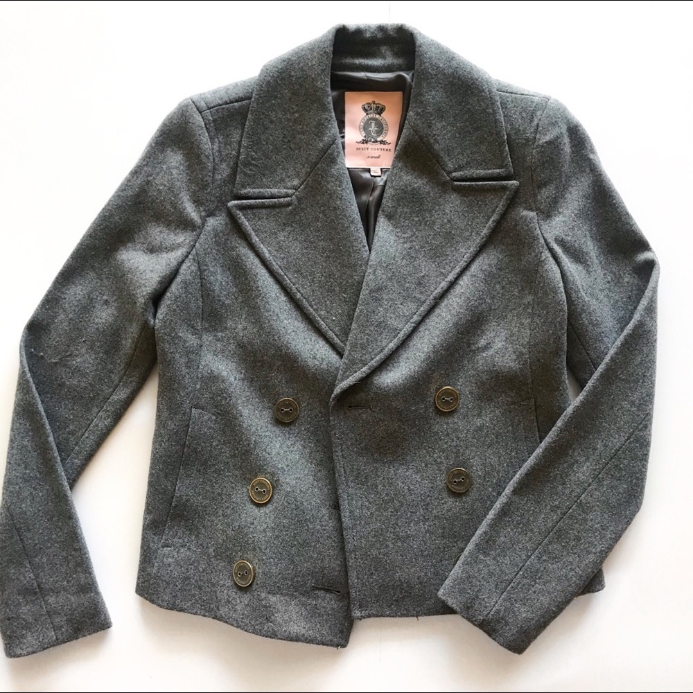 Juicy Couture Grey Wool Blazer